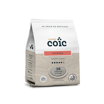 Café "Intense" en dosettes souples